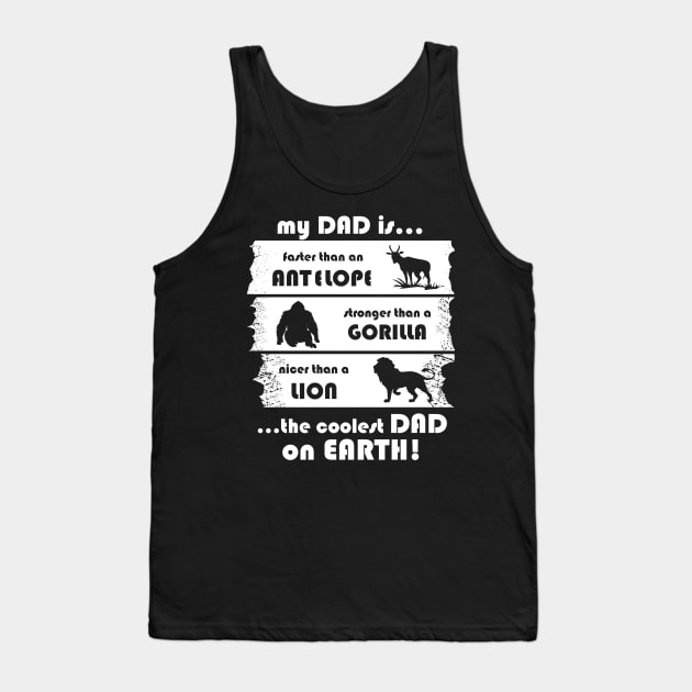 Father's Day Child Baby Gift Dad Tank Top by FindYourFavouriteDesign